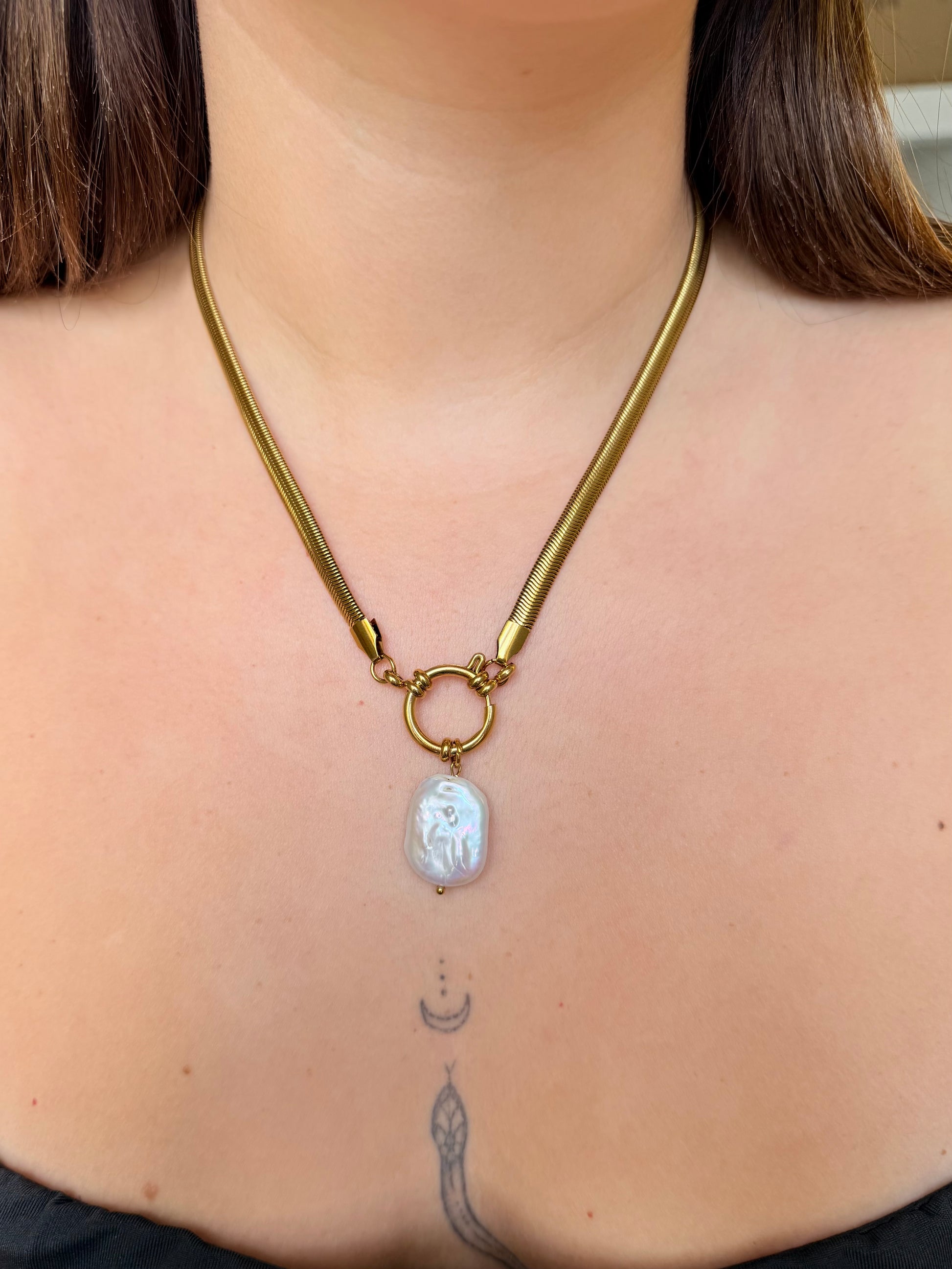 Collana PERLA BAROCCA