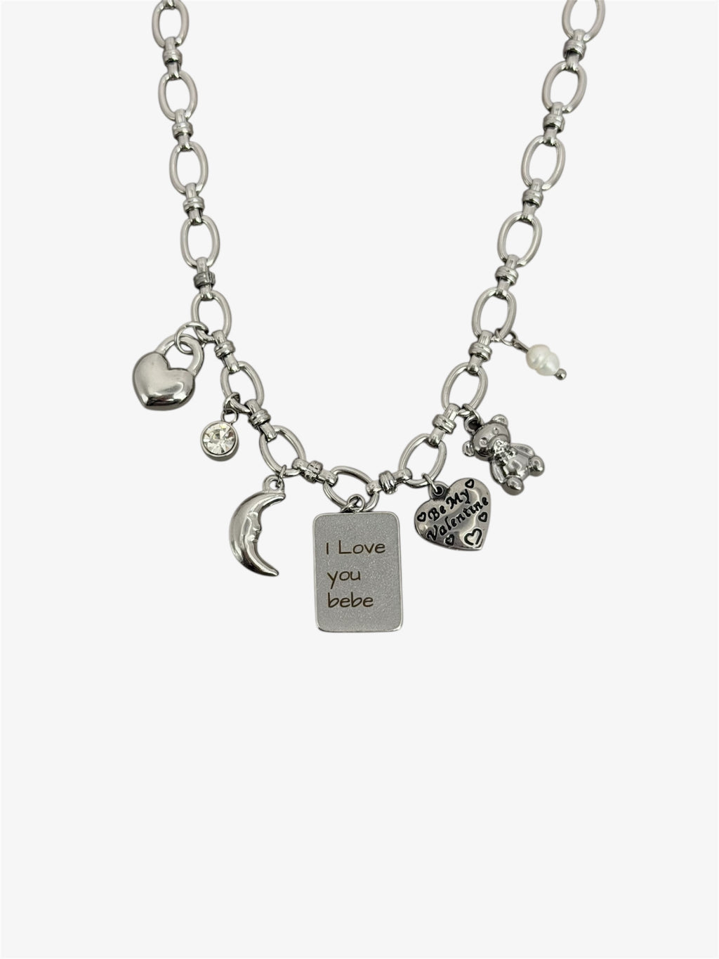 Collana Love U silver