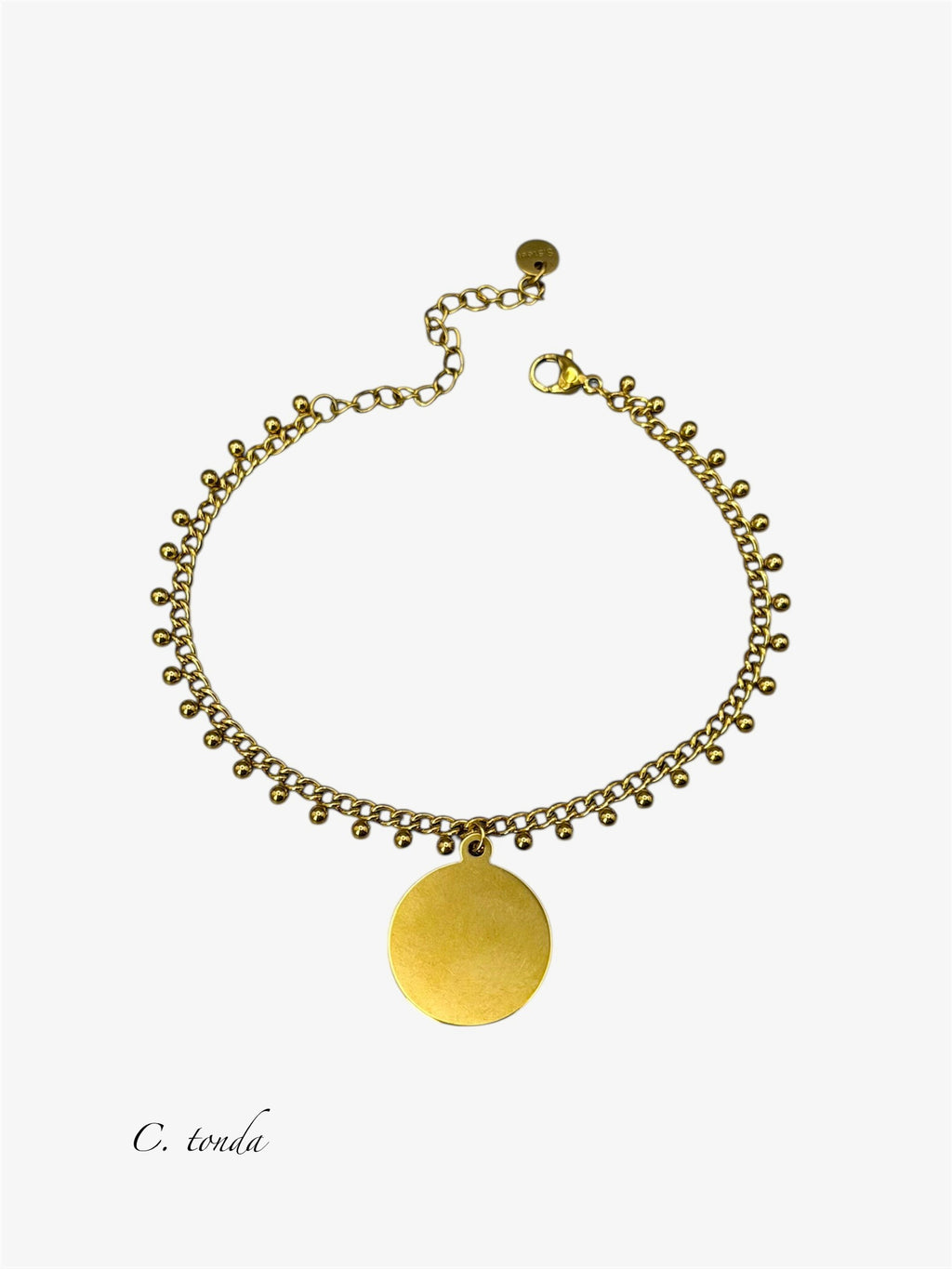Bracciale con incisione gold