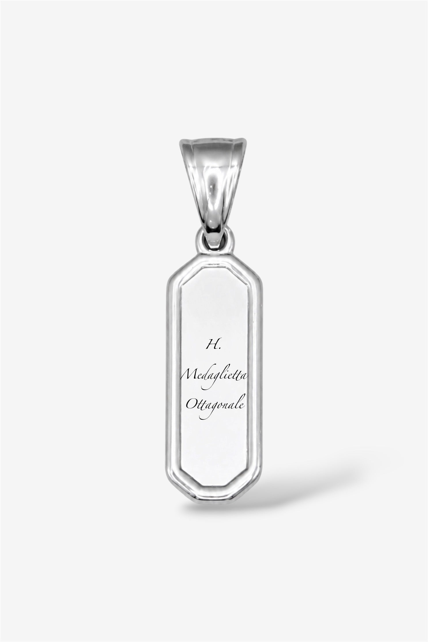 Collana con incisione silver