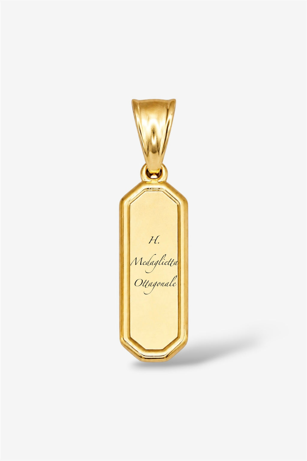 Collana con incisione gold