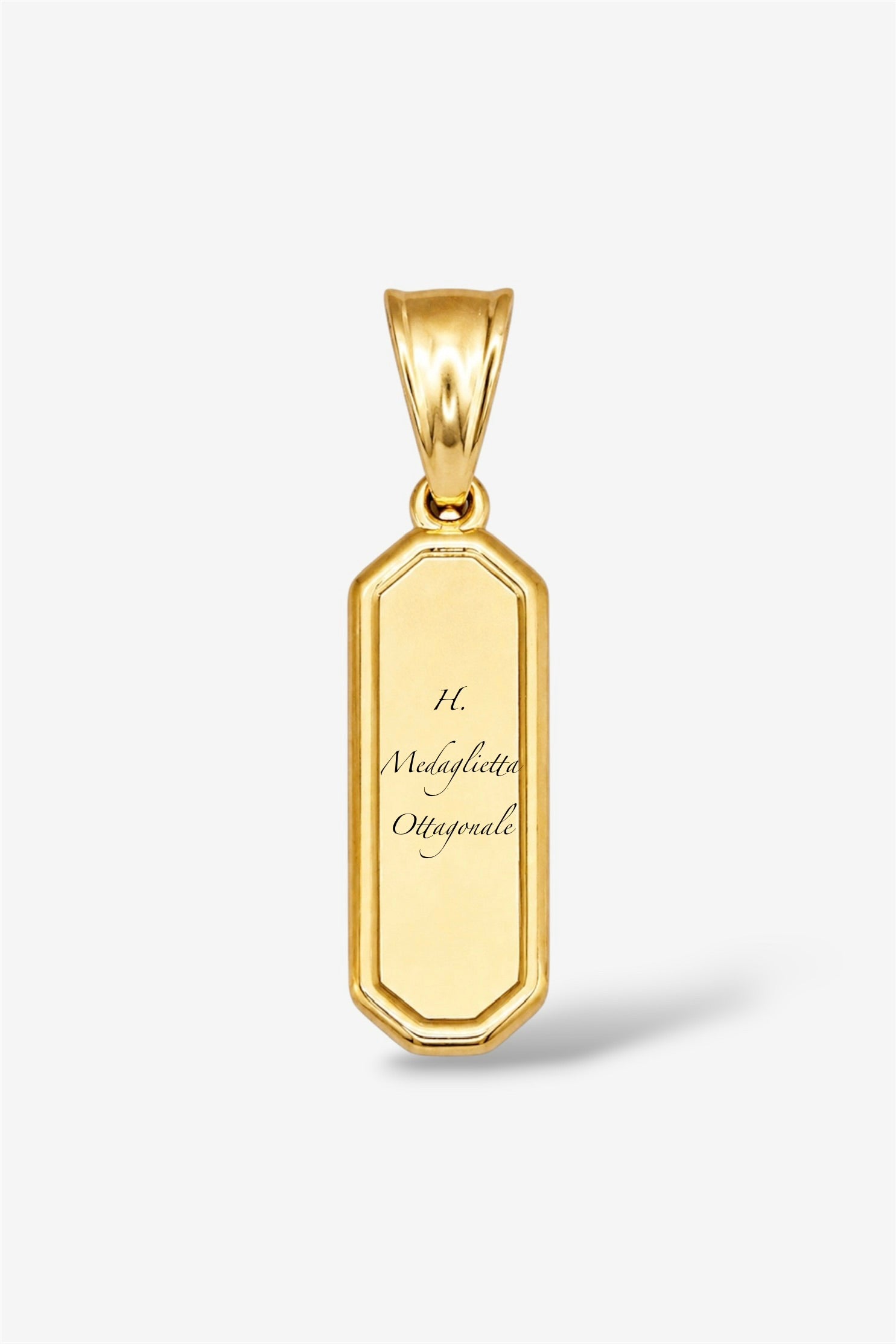Collana con incisione gold