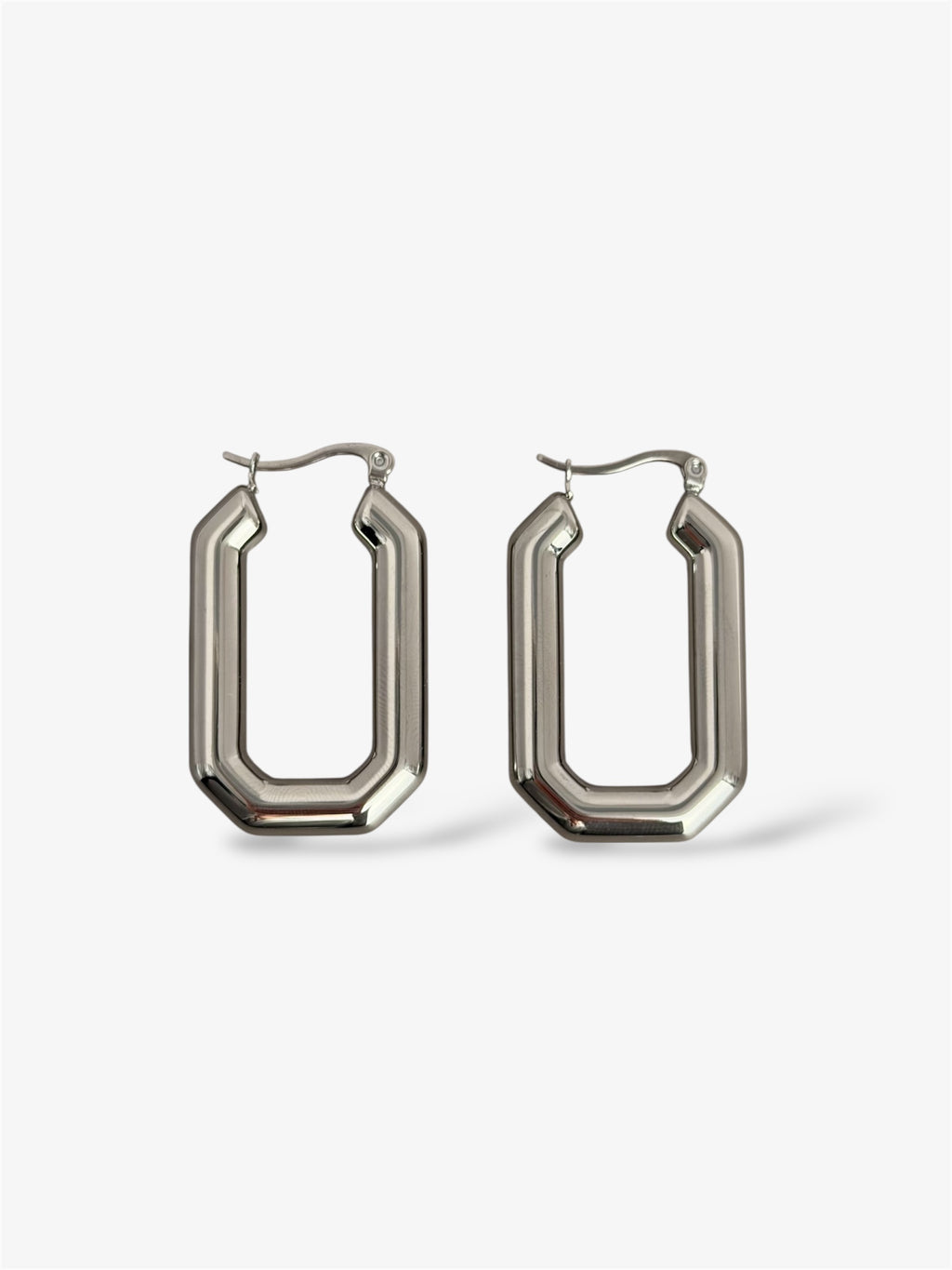 Orecchini Rectangle silver