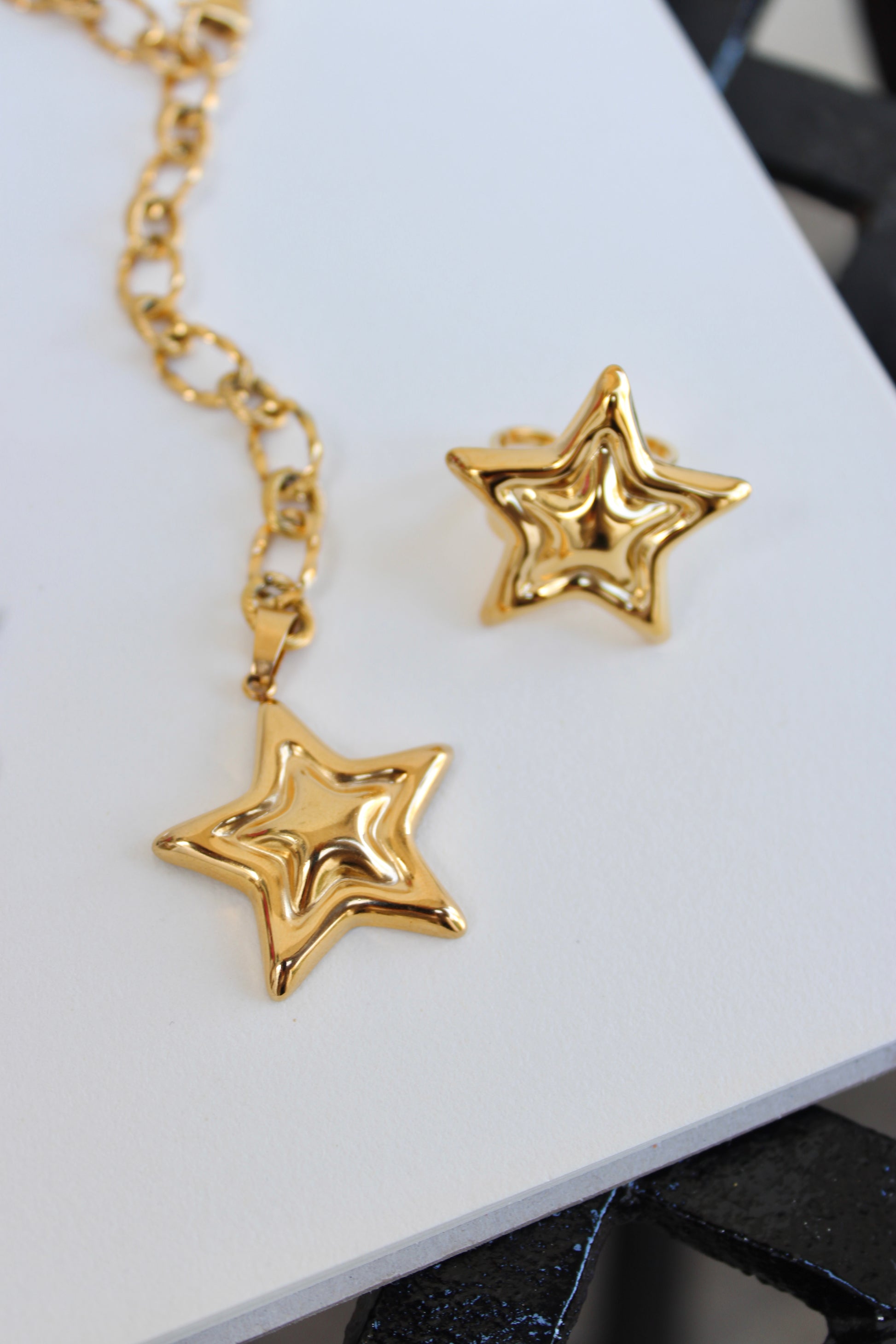 Combo Collana Anello Stellar