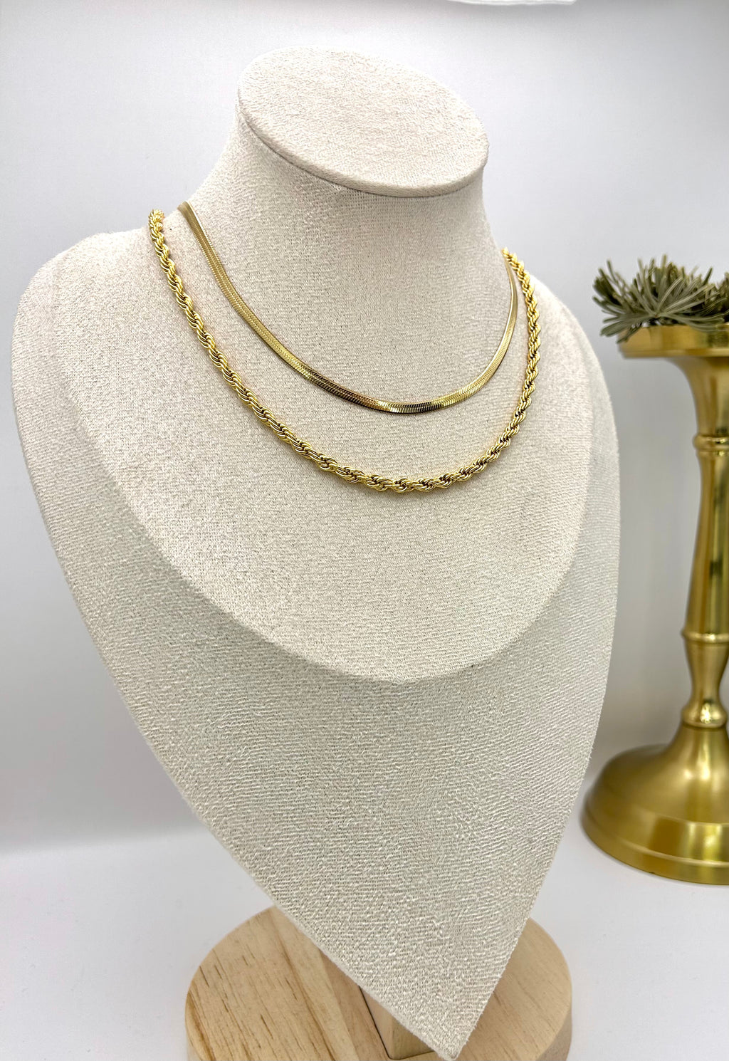 SET Collana Torchon-Snake