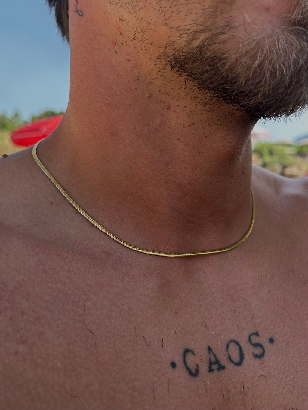 Collana Mini Snake Gold