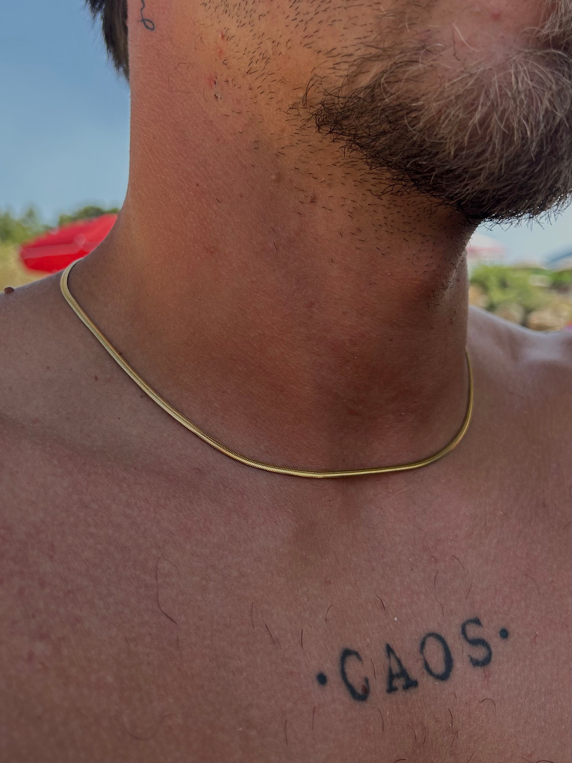 Collana Mini Snake Gold