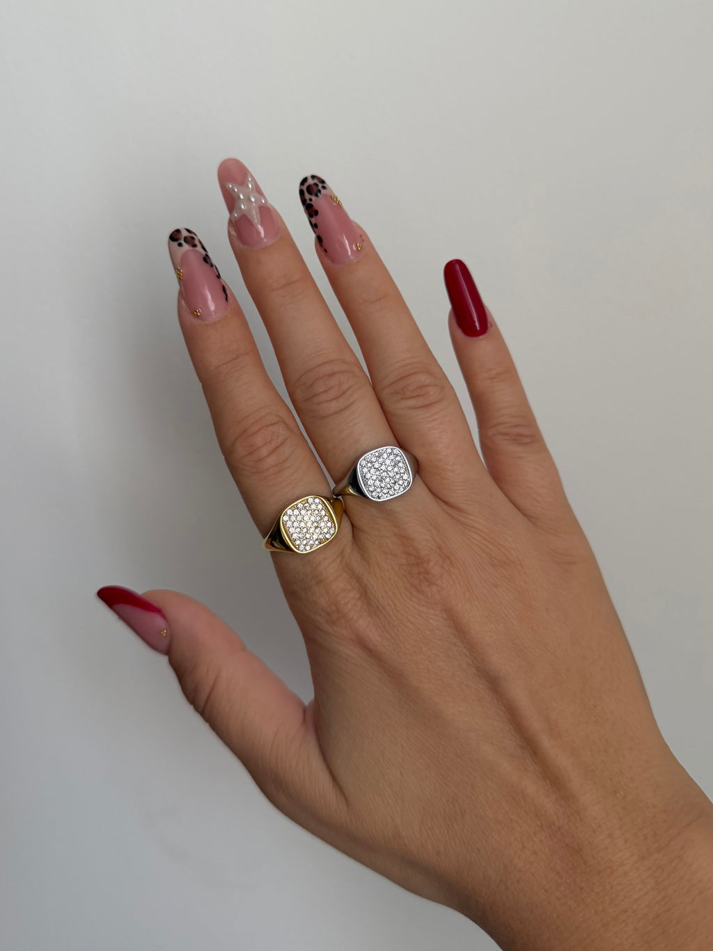 Anello Square Zirconato