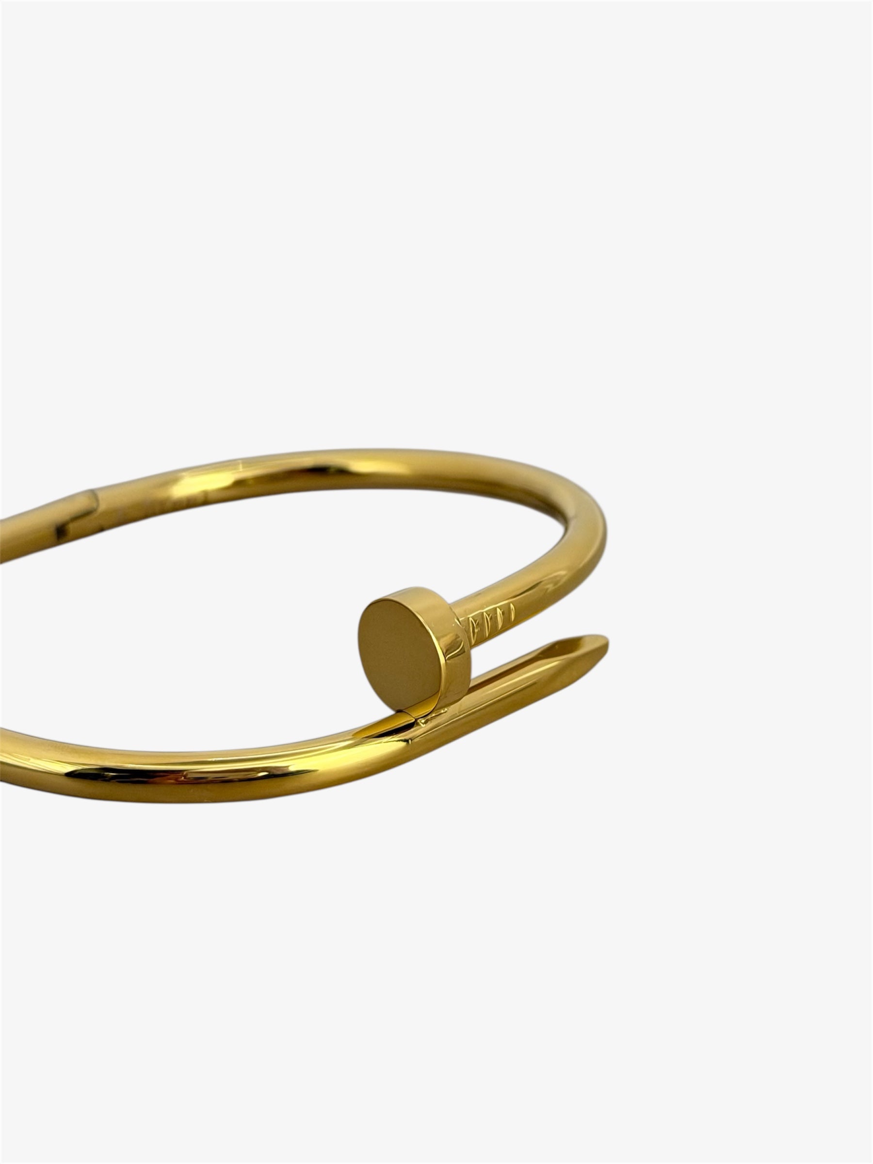 Bracciale Rigido Chiodo gold
