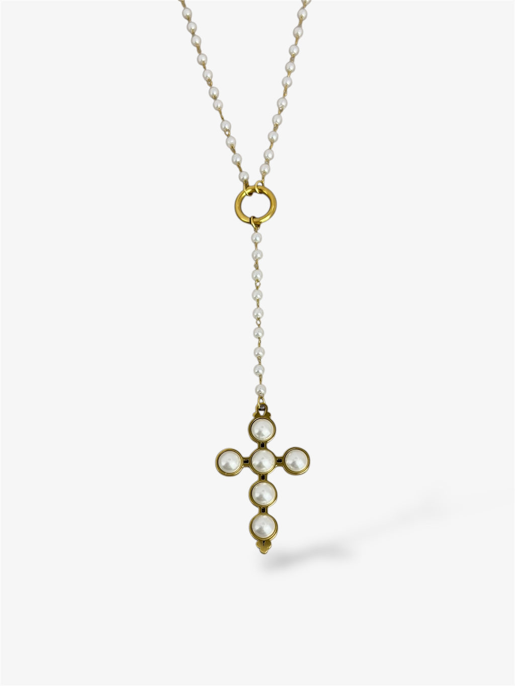 Collana PEARL CROSS