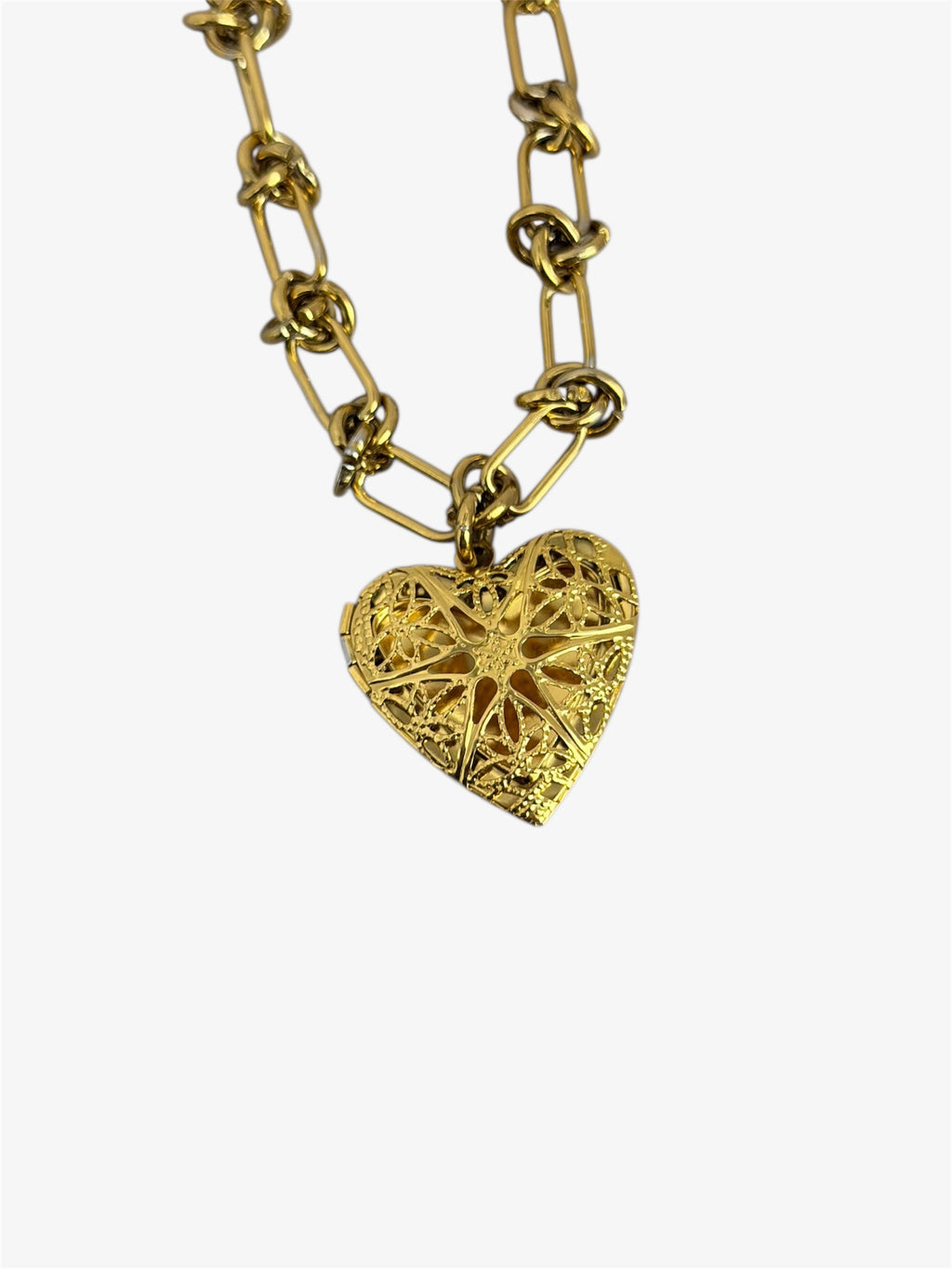 Collana Secret Heart con cuore apribile gold