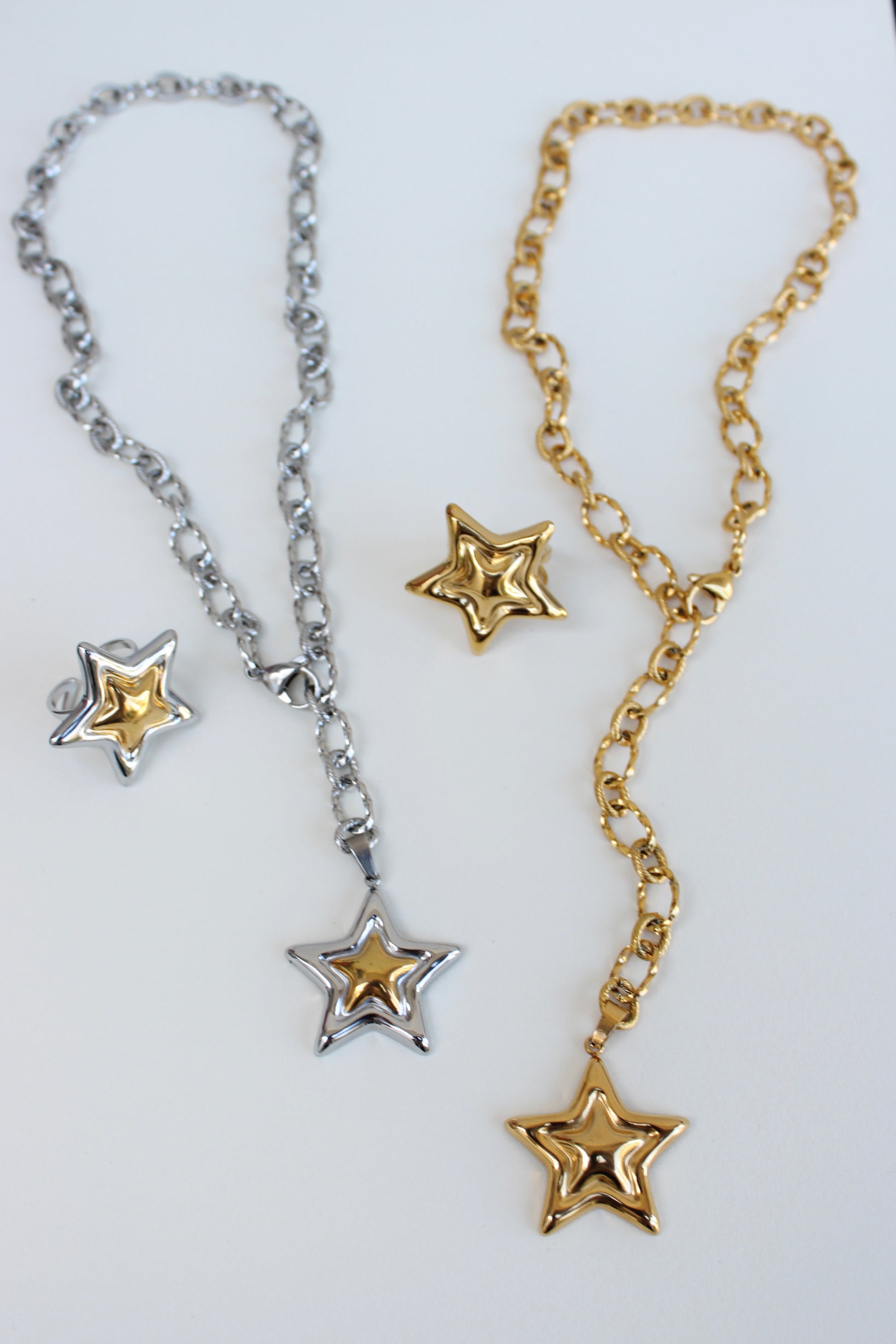 Combo Collana Anello Stellar