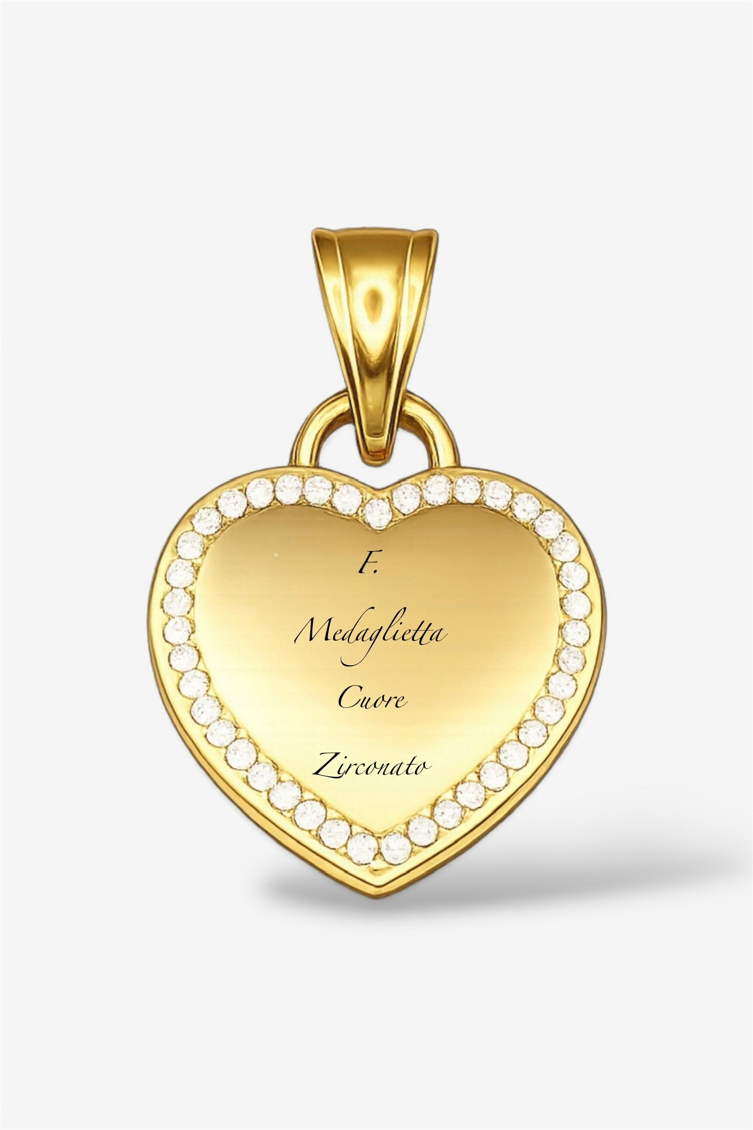 Collana con incisione gold