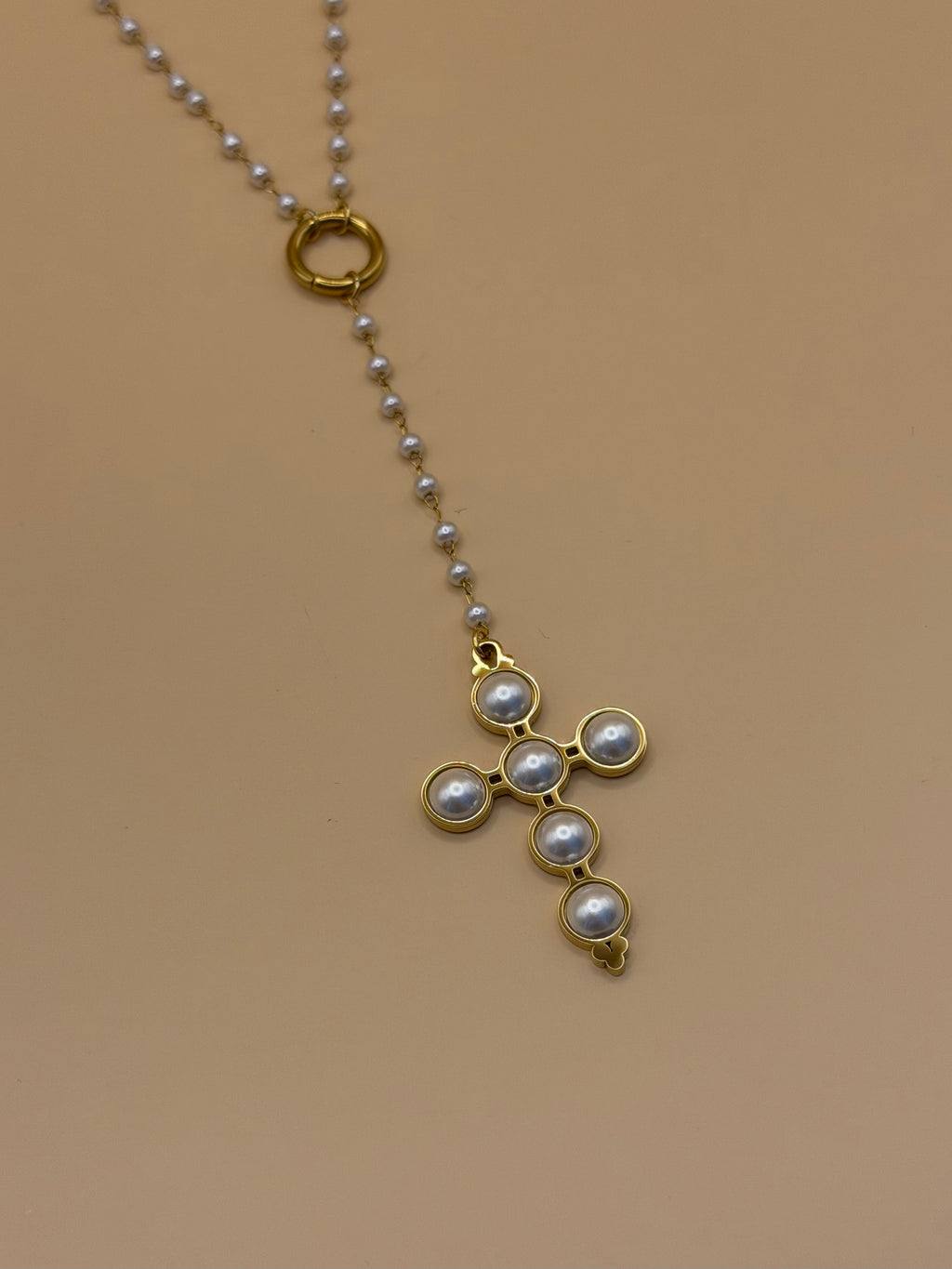 Collana PEARL CROSS