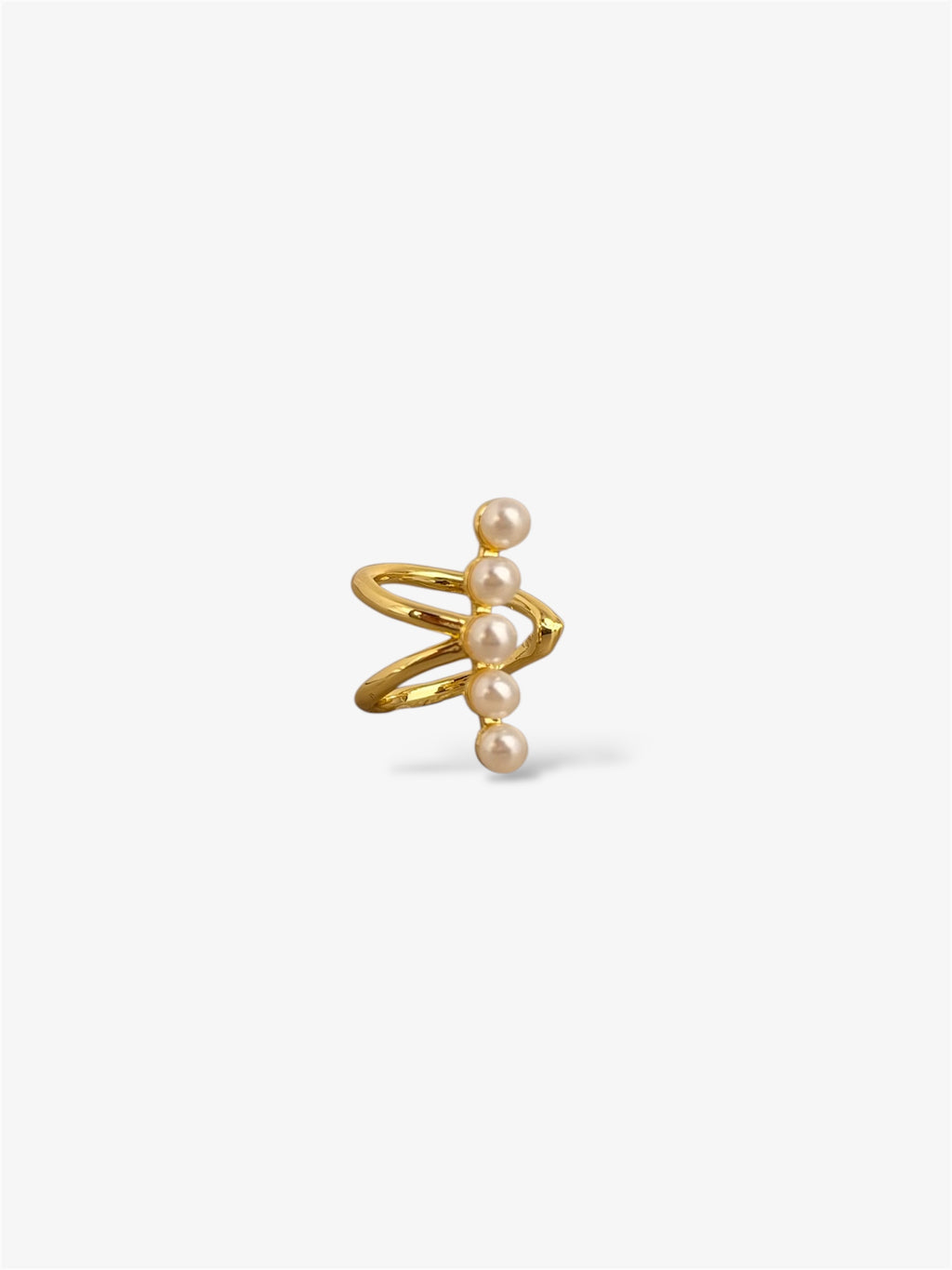 Ear Cuff Mini Pearl gold