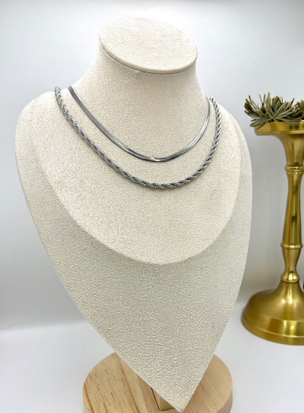 SET Collana Torchon-Snake