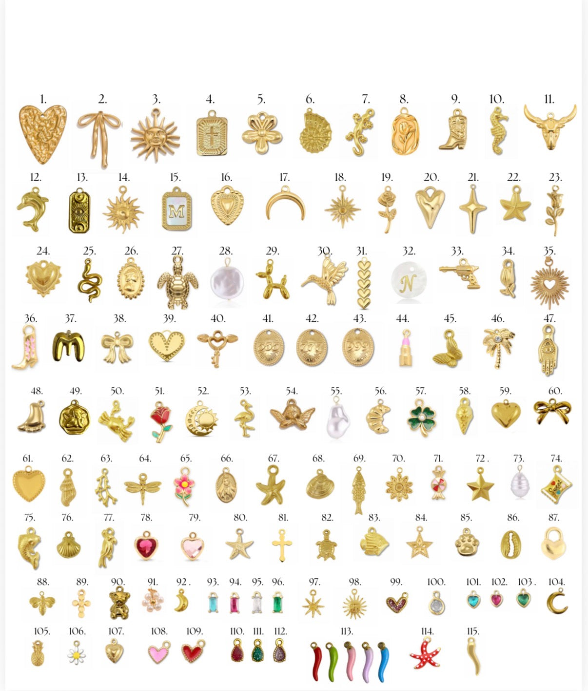 Create your own personalized gold necklace HERE