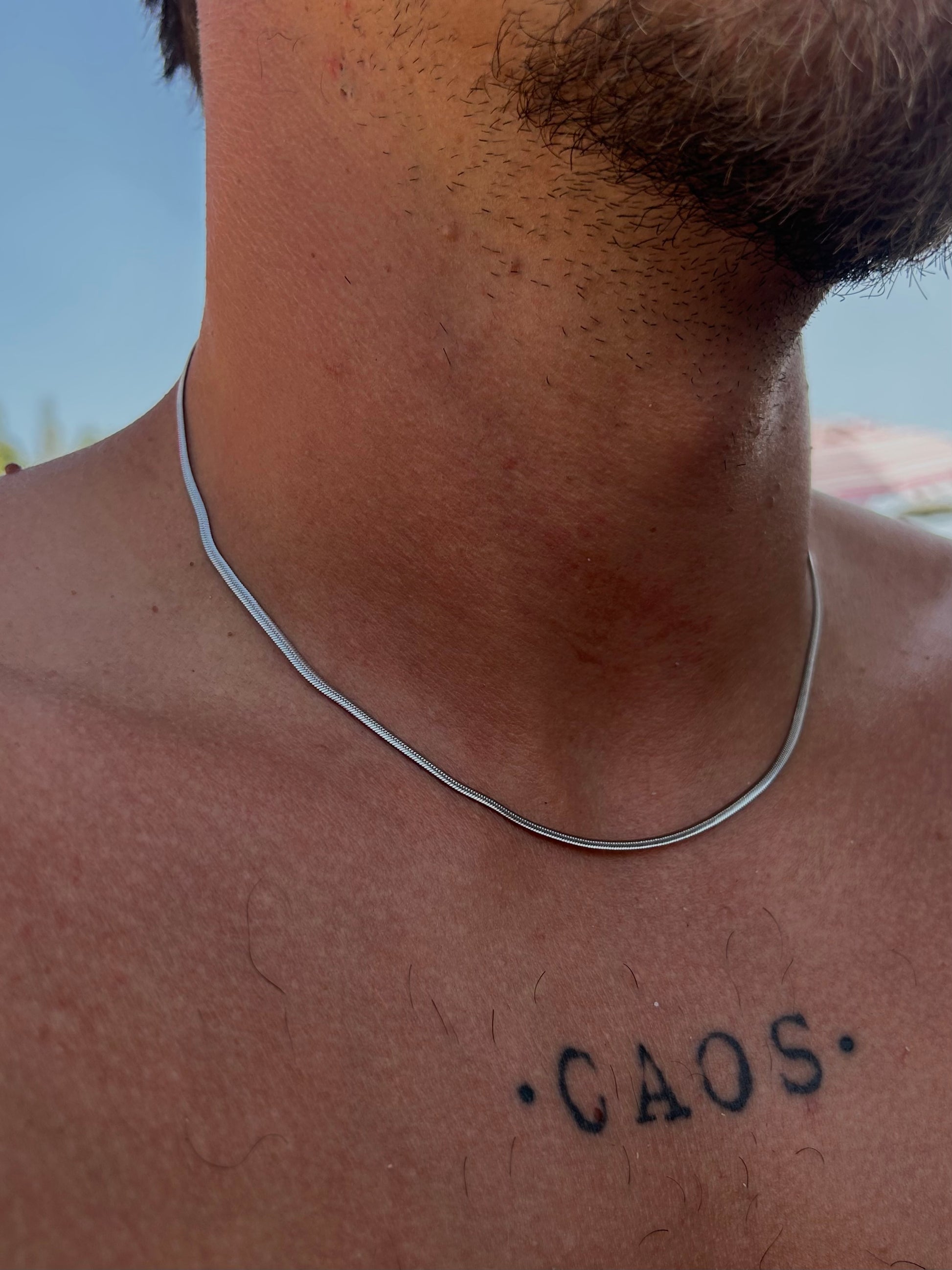 Collana Mini Snake Silver