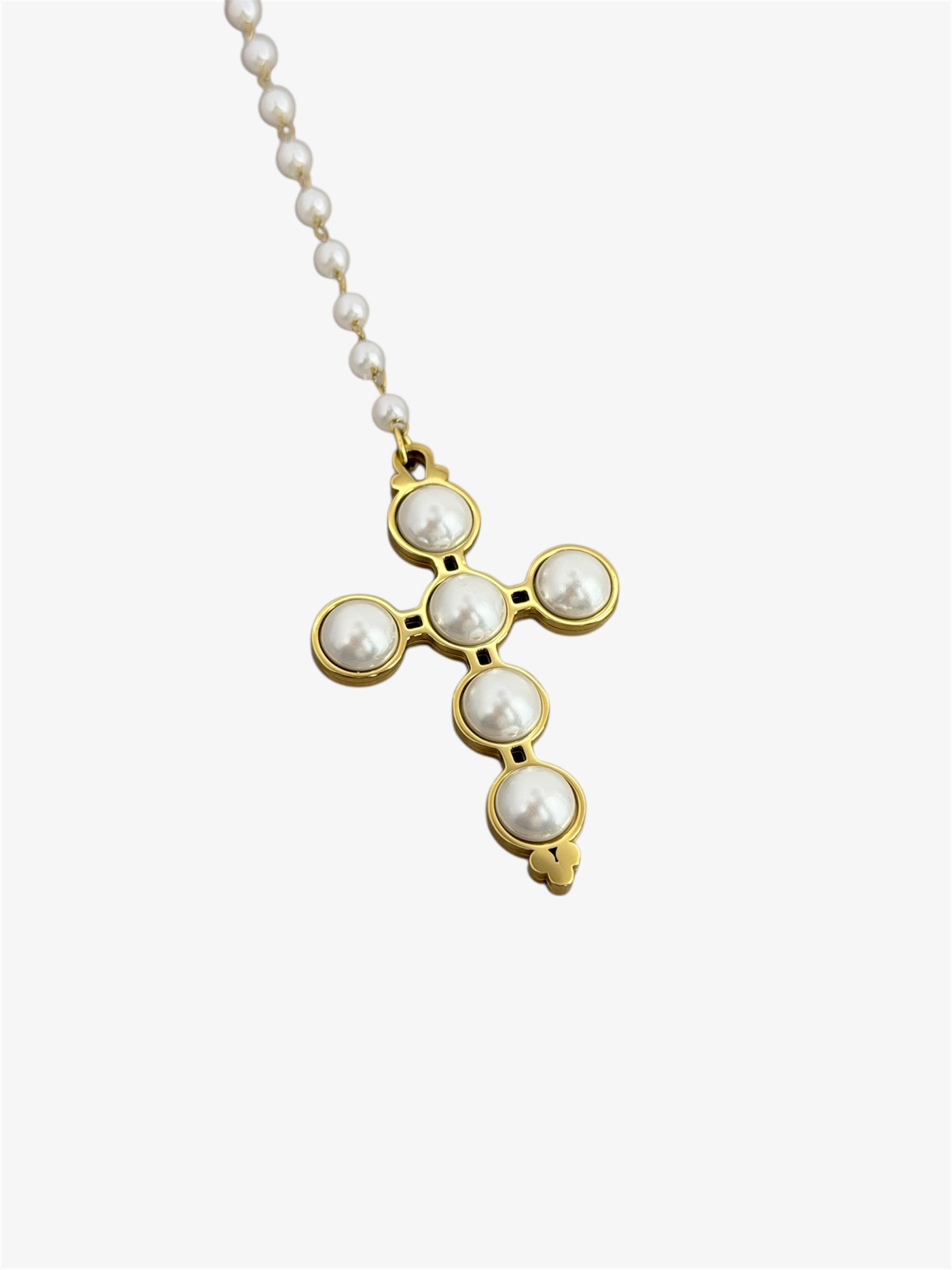 Collana PEARL CROSS