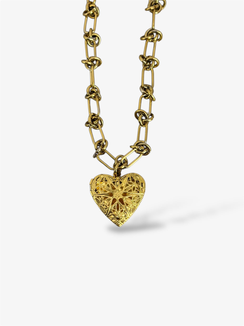Collana Secret Heart con cuore apribile gold