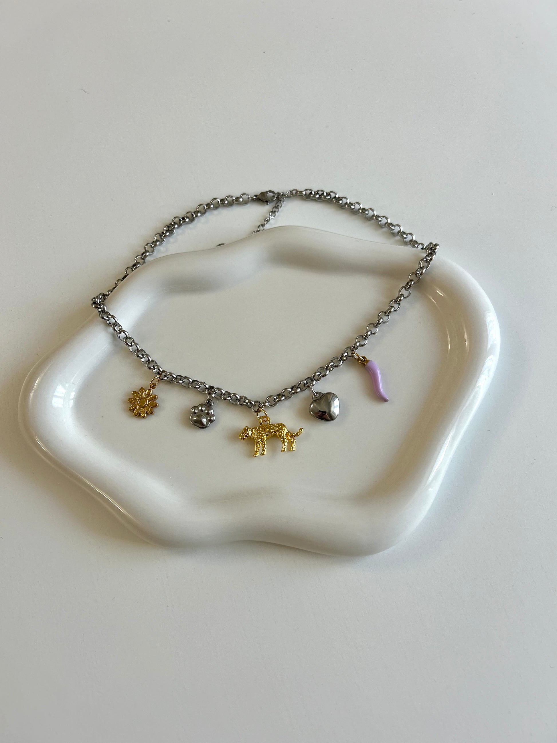 Collana 5 ciondoli