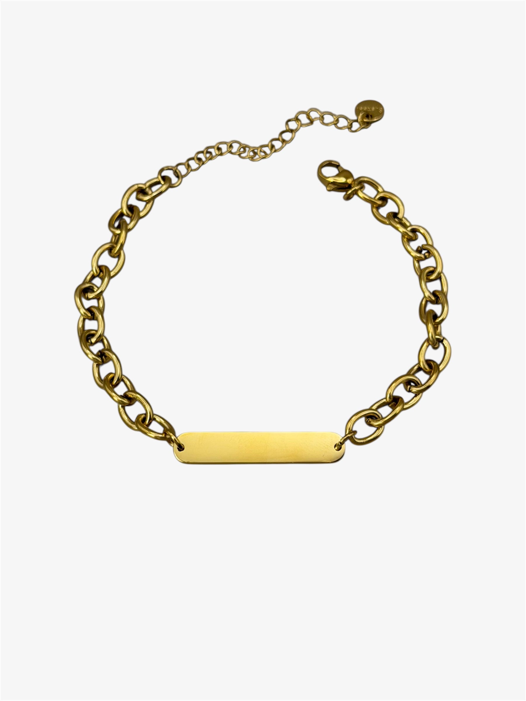Bracciale Targhetta gold
